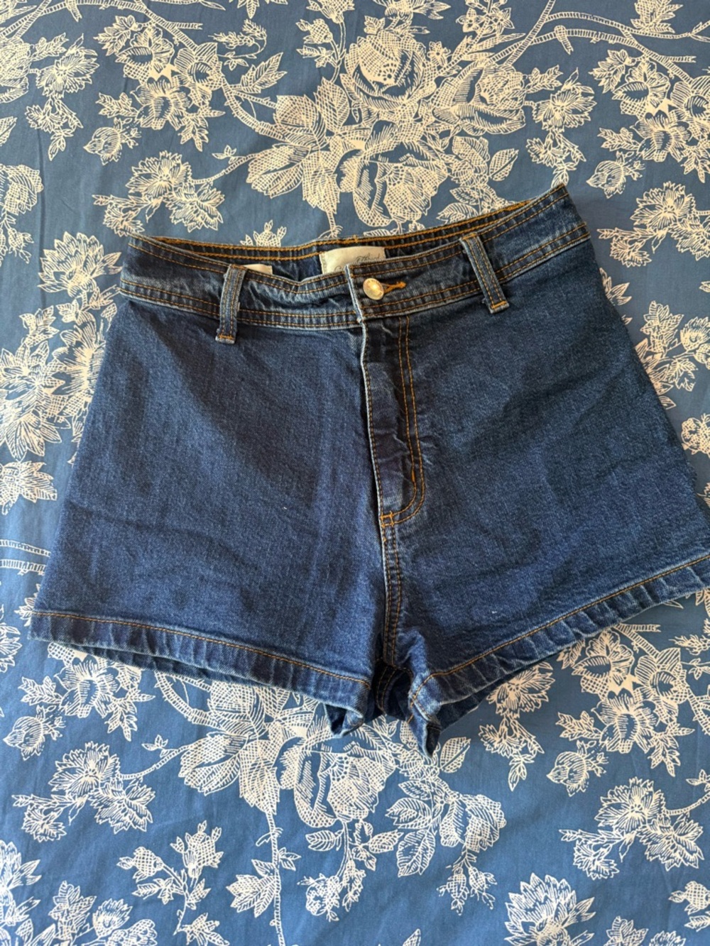 Universal Thread High-Rise Dark Blue Denim Shorts